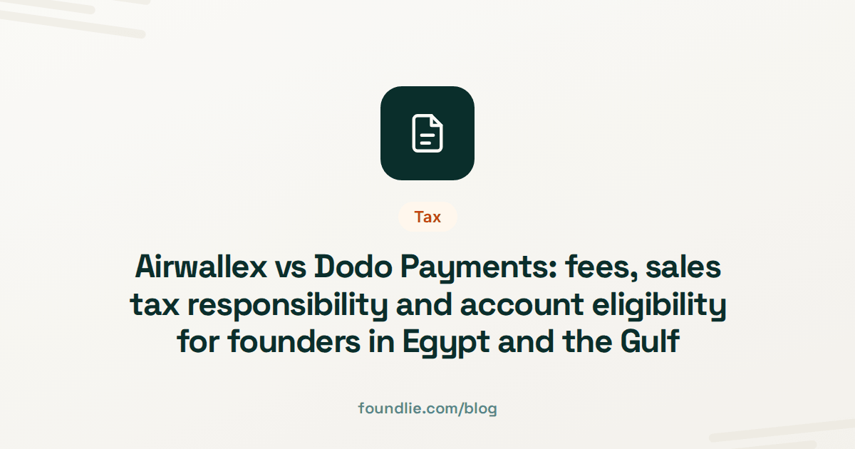 Foundlie article cover: Payments