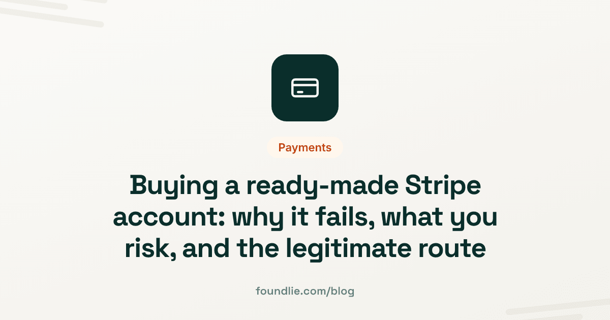 Foundlie article cover: Payments