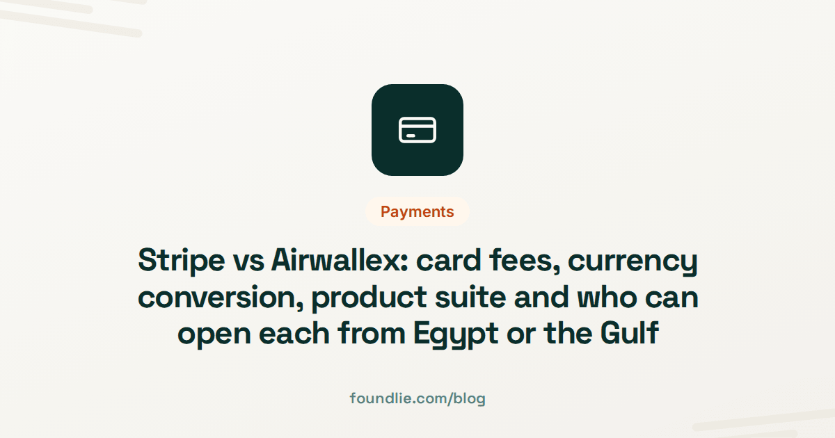 Foundlie article cover: Payments